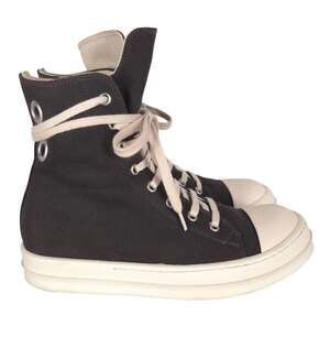 Rick Owens DRKSHDW Gimp Eyelet Sneakers US 7 EU 37 Womens Dark Dust $905